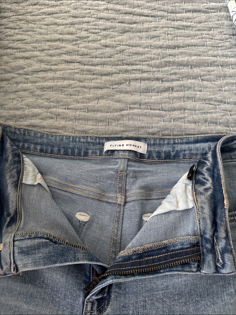Flying Monkey women’s Washed Light Blue Slim Jeans